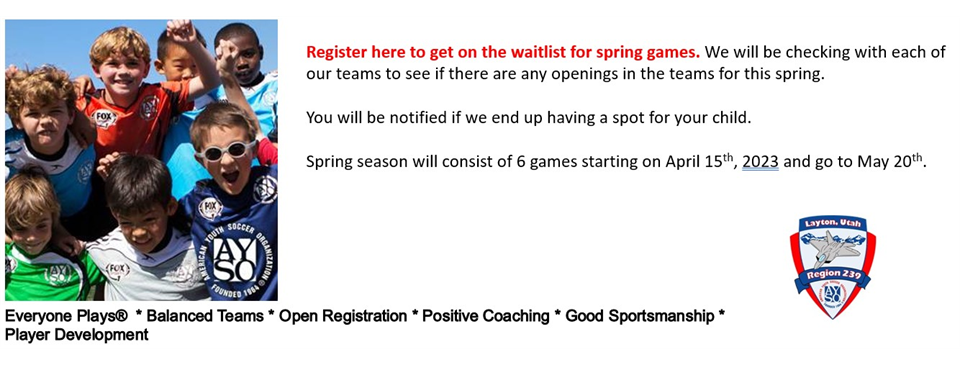 Spring Waitlist